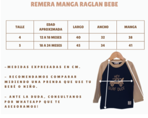 REMERA BEBE HEY SURF ARENA Y AZUL MARINO - Image 2