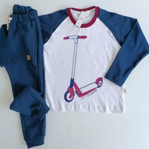 REMERA NIÑO COMBINADA MONOPATIN BLANCA - Image 3
