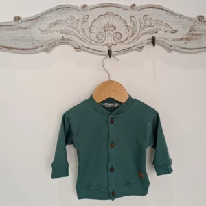CAMPERA ALGODON INTERLOCK VERDE PETROLEO