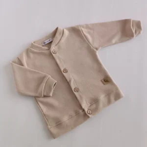 CAMPERA ALGODON INTERLOCK BEIGE - Image 4