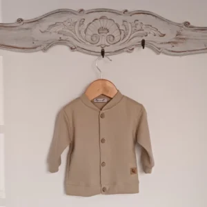 CAMPERA ALGODON INTERLOCK BEIGE