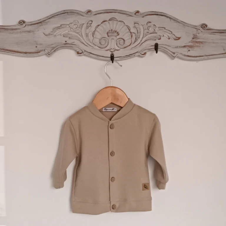 CAMPERA ALGODON INTERLOCK BEIGE
