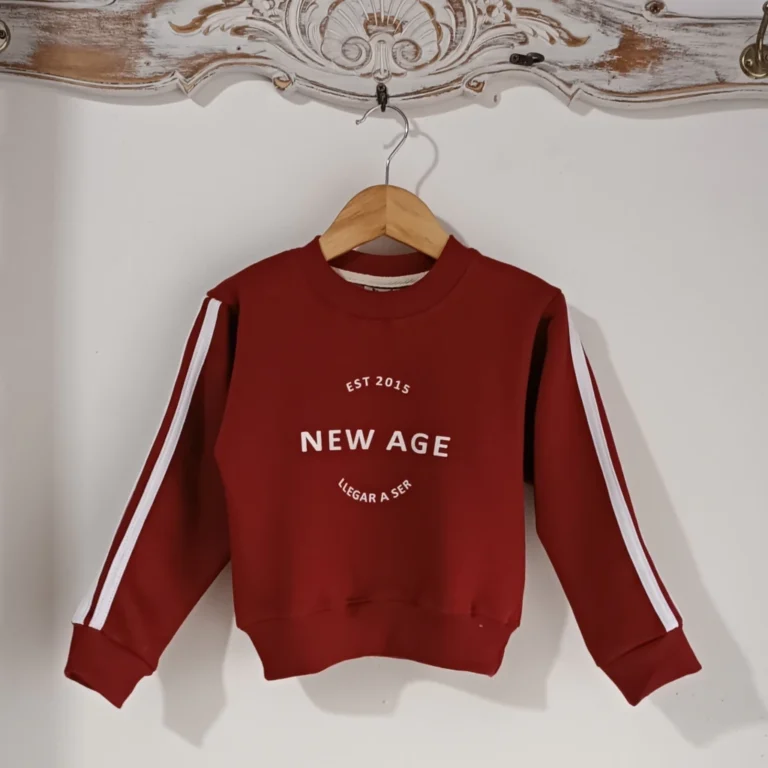 BUZO NIÑA NEW AGE BORDO